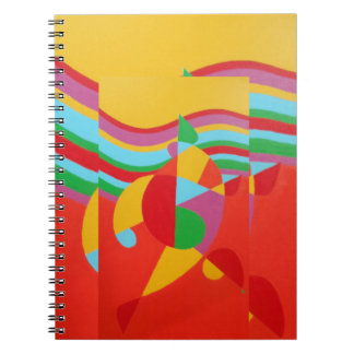 Mooie en levendige kleuren! notitieboek