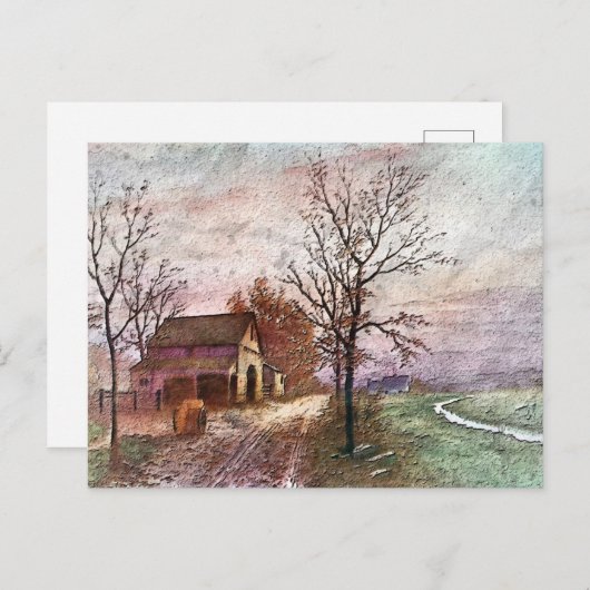 Mooie en mooie omgeving briefkaart (Voorkant / Achterkant)