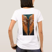 Mooie en perfecte kleine engelenvleugels t shirt (Achterkant)