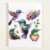 Mooie en stutvogels voor vogelovervallen op planner (Voorkant)