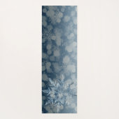 Mooie en unieke Ice Crystal Blue Zen Meditation Yogamat (Achterkant)