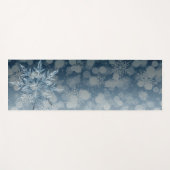 Mooie en unieke Ice Crystal Blue Zen Meditation Yogamat (Voorkant (horizontaal))