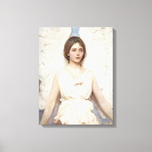 Mooie Engel (door Abbott Handerson Thayer) Canvas Afdruk