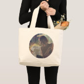Mooie engel met Fairy Fantasy Art Canvas tas (Voorkant (product))