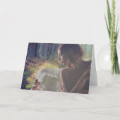 Mooie engel met Fairy Fantasy Art Kaart (Voorkant)