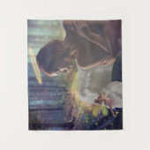 Mooie engel met Fairy Fantasy Art Wandkleed (Voorkant)