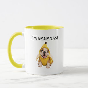 MOOIE ENGELSE BULLDOG BANANEN MOK IK BEN BANANEN