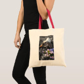 Mooie Engelse lul met bloemen Tote Bag (Voorkant (product))