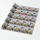 Mooie Engelse Setter Cadeaupapier (Uitgerold)