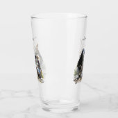 Mooie Engelse Setter met fazant , Art Glas (Links)