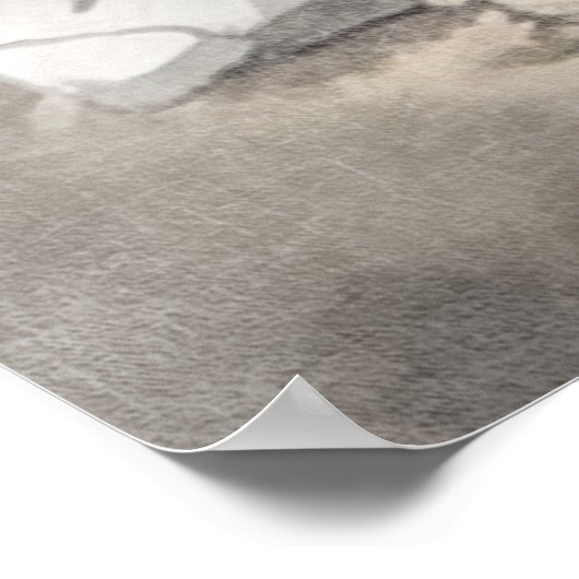 Mooie Engelse Setter met fazant , Art Poster (Hoek)