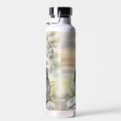 Mooie Engelse Setter met fazant , Art Waterfles (Rechts)