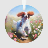 Mooie Engelse Setter Ornament (achterkant)