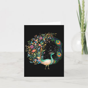 Mooie Erwt _ Kleurrijke Vogel _ Erwtenveren Kaart