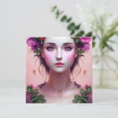 Mooie Etherische Vrouw Fantasy Art (Staand voorkant)