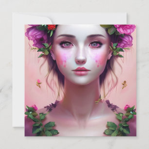 Mooie Etherische Vrouw Fantasy Art