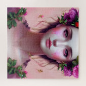 Mooie Etherische Vrouw Fantasy Art Legpuzzel (Horizontaal)