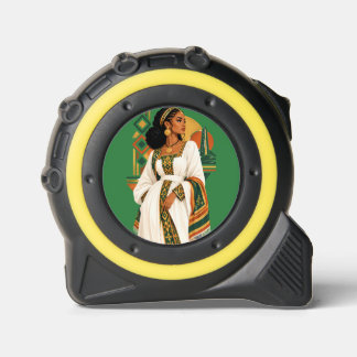 Mooie Ethiopische traditionele vrouw kunst tape ma Rolmaat