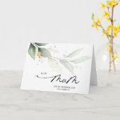 Mooie eucalyptus voor mijn moeder op mijn trouwdag kaart (Gele Bloem)