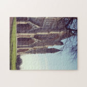 Mooie Europese kathedraal Legpuzzel (Horizontaal)