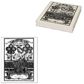 Mooie  ex libris aangepaste naam 	rubberstempel (Gestempeld)