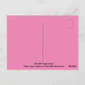 Mooie expressies briefkaart (Achterkant)