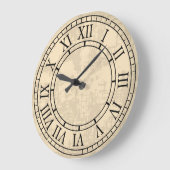 Mooie  Face Roman Numeral Wall Clock Grote Klok (Hoek)
