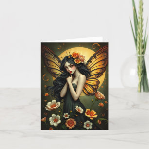 Mooie Fairy Portrait Kaart