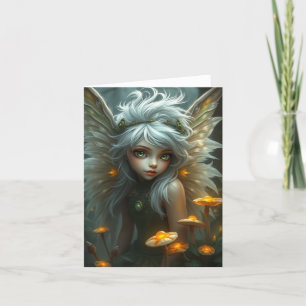 Mooie Fairy Portrait Kaart