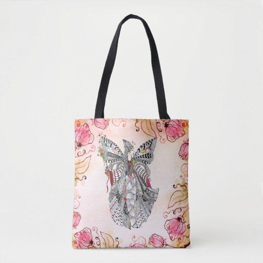 Mooie Fairy Queen Fantasy Canvas tas (Voorkant)