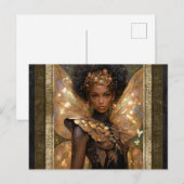 Mooie Fairy Vrouw Fantasy Kunst Briefkaart (Voorkant / Achterkant)