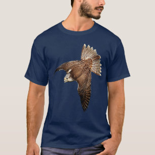 Mooie Falcon Raptor vliegende vogel van Prey Birde T-shirt