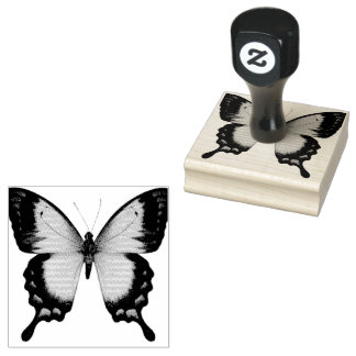 Mooie Fancy vlinder Rubberstempel