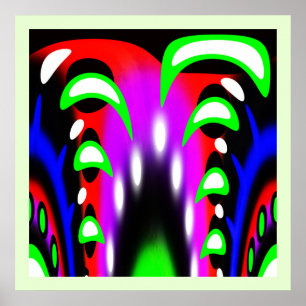 Mooie fantasiefontein poster