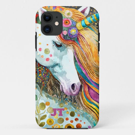 Mooie Fantasy Eenhoorn Case-Mate iPhone Case (Achterkant)