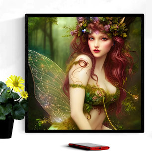 Mooie Fantasy Fairy Princess Poster