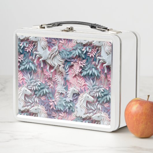 Mooie Fantasy Paarden Abstract Pastel Design (In situ)