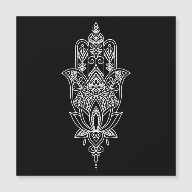 Mooie Fatimas handmagnetische kaart  (Voorkant)