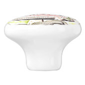 Mooie fee keramische knop (Zijkant)