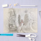 Mooie fee met vlinders tissuepapier (Craft)