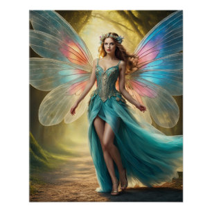 Mooie fee Poster print Perfect Poster