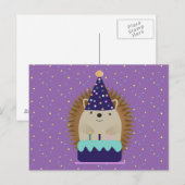 Mooie feestegel briefkaart (Voorkant / Achterkant)