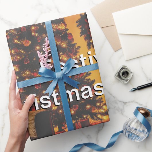 Mooie feestelijke kerstcadeaus cadeaupapier (Geschenken)