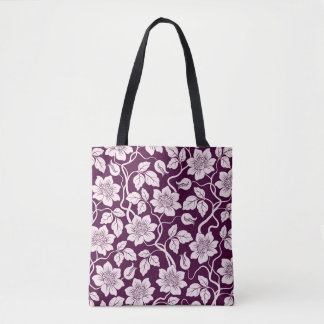 Mooie Floral achtergrond Draagtas