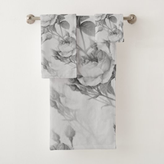 Mooie  Floral Bad Handdoek (Insitu)