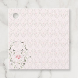 Mooie Floral Bedankjes Labels