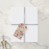 Mooie  Floral Cadeaulabel (Met Touw)