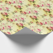 Mooie  Floral Cadeaupapier (Hoek)