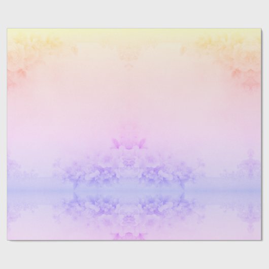 Mooie Floral Cadeaupapier (Vlak)