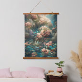 Mooie Floral Dream Fantasy Artwork Hangend Wandkleed (Slaapkamer)
